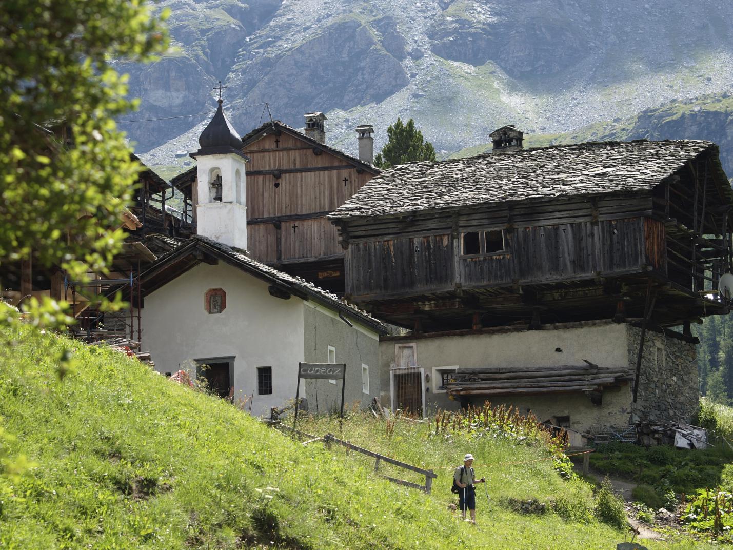 Le village caché de Cunéaz